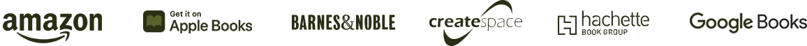 Amazon, Apple Books, Barnes and Noble, CreateSpace, Hachette Book Group, and Google Books
