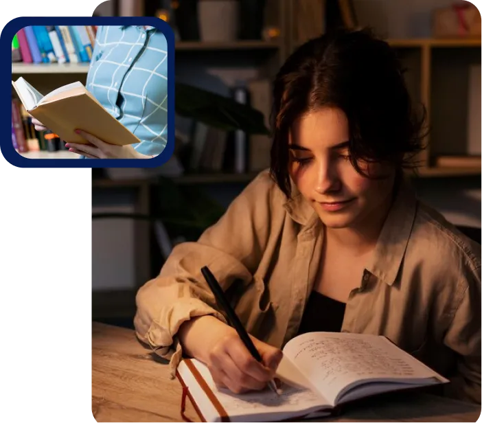 Author writing her story